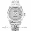 Ladies Rolex Datejust Lady 69174 26 MM Case Automatic Movement Silver Jubilee Dial