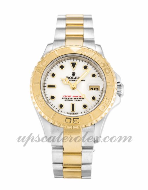 Ladies Rolex Yacht-Master 169623 29 MM Case Automatic Movement White Dial