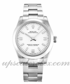 Ladies Rolex Lady Oyster Perpetual 177200 31 MM Case Automatic Movement White Quarter Dial