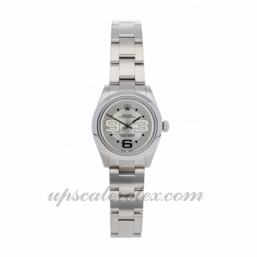 Mens Rolex Oyster Perpetual 177200 31mm Case Mechanical (Automatic) Movement Silver Dial