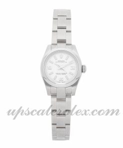 Ladies Rolex Oyster Perpetual 176200 26mm Case Mechanical (Automatic) Movement Silver Dial